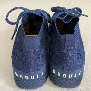 NOBULL men’s running shoes in dark blue, like new.